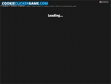 Tablet Screenshot of cookieclickergame.com